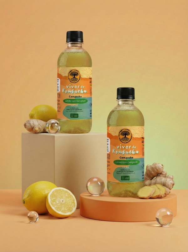 KIt Kombucha sabor Limão