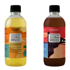 Kit com 24 Kombuchas de Limão com Gengibre e Uva 400ml