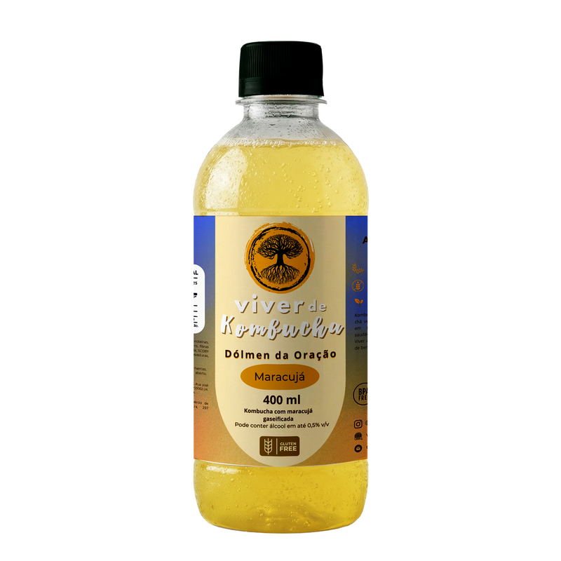 Kit com 24 Kombuchas Sabor Maracujá
