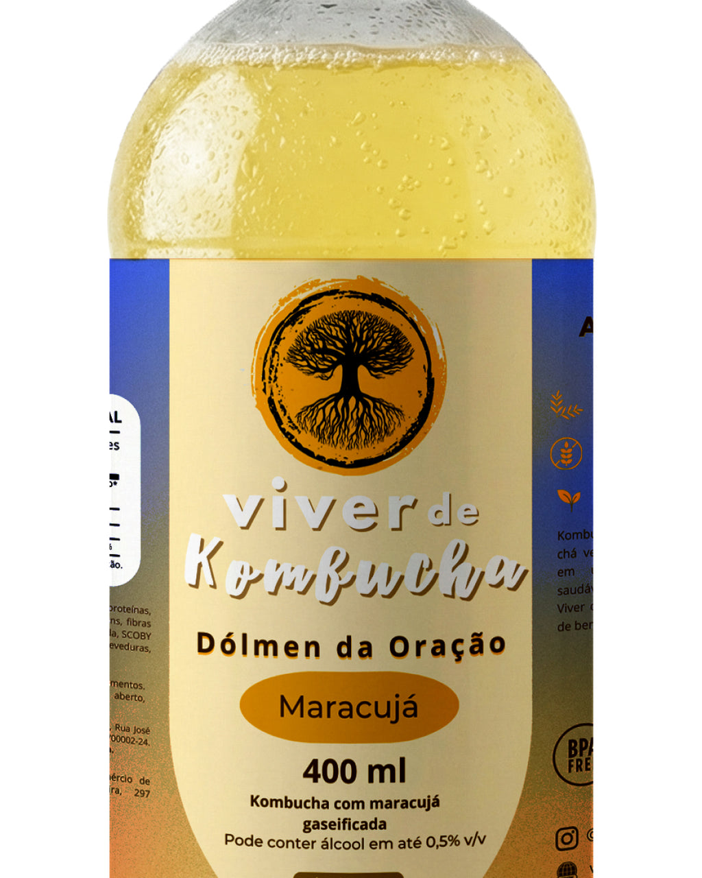Kit com 24 Kombuchas de Limão com Gengibre e Maracujá