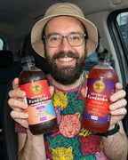 Kit com 24 Kombuchas de Uva e Morango 400ml